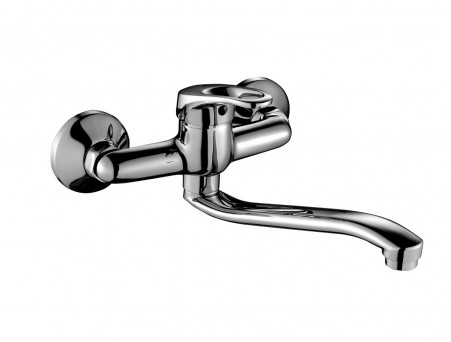 Смеситель для Кухонной Мойки «Rossinka» B, Хром (B35-24)
