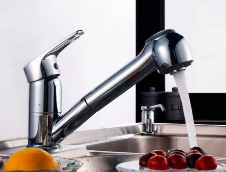 Смеситель для Кухонной Мойки «Rossinka» D, Хром (D40-25)