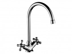 Смеситель для Кухонной Мойки «Rossinka» G, Хром (G02-72)