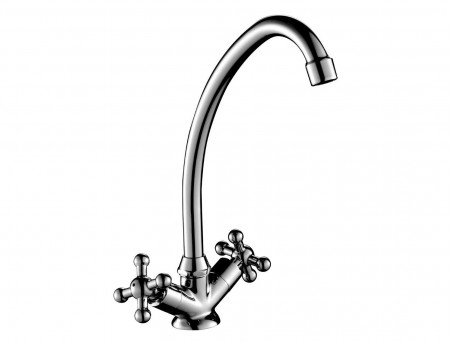 Смеситель для Кухонной Мойки «Rossinka» G, Хром (G02-71)