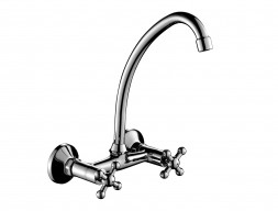 Смеситель для Кухонной Мойки «Rossinka» G, Хром (G02-73)