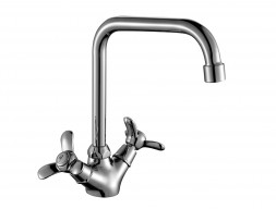 Смеситель для Кухонной Мойки «Rossinka» Q, Хром (Q02-72)