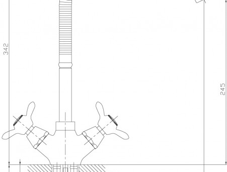 Смеситель для Кухонной Мойки «Rossinka» Q, Хром (Q02-75)