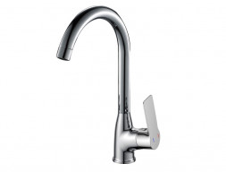 Смеситель для Кухонной Мойки «Rossinka» RS27, Хром (RS27-23)