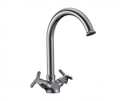 Смеситель для Кухонной Мойки «Rossinka» RS40, Хром (RS40-72)