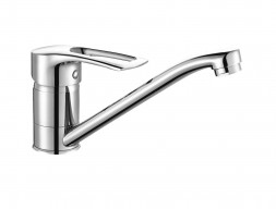 Смеситель для Кухонной Мойки «Rossinka» T, Хром (T40-21)