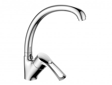 Смеситель для Кухонной Мойки «Rossinka» T, Хром (T40-23)