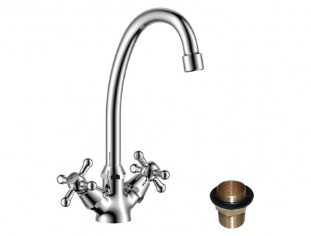 Смеситель для Кухонной Мойки «Rossinka» Y, Хром (Y02-71U)