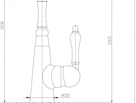 Смеситель для Кухонной Мойки «Rossinka» Z, Белый, Хром (Z35-20U)