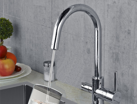 Смеситель для Кухонной Мойки «Rossinka» Z, Хром (Z35-28)