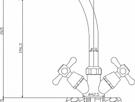 Смеситель для Кухонной Мойки «Rossinka», Черный (Y02-71)