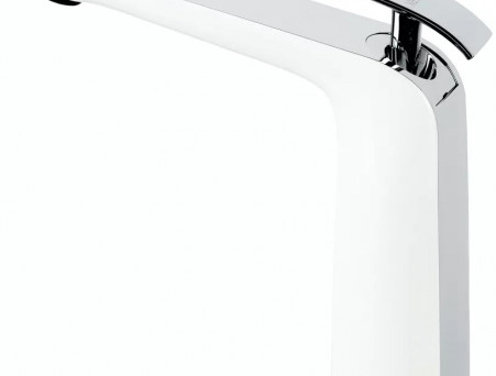 Смеситель для Раковины «Lemark» Melange, Белый, Хром (LM4909CW)