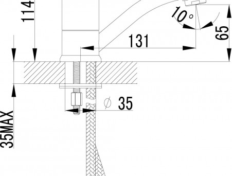Смеситель для Раковины «Lemark» Pramen, Хром (LM3307C)