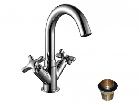 Смеситель для Раковины «Rossinka» RS39, Хром (RS39-62U)