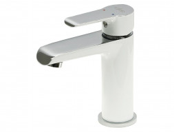 Смеситель для Раковины «Rossinka» W, Белый, Хром (W35-12)