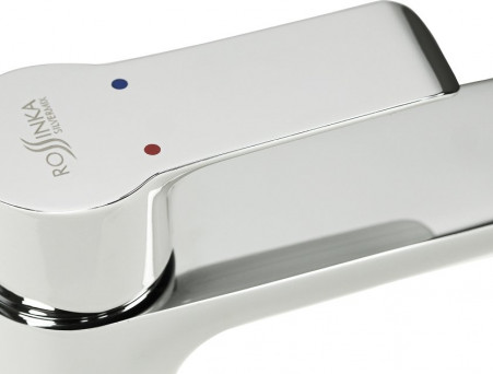 Смеситель для Раковины «Rossinka» W, Белый, Хром (W35-12)