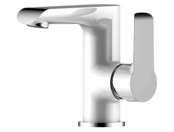 Смеситель для Раковины «Rossinka» W, Белый, Хром (W35-11)