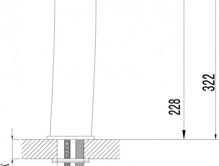 Смеситель для Раковины-чаши «Lemark» Atlantiss, Хром (LM3209C)