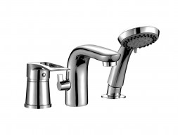 Смеситель на Борт Ванны «Rossinka» T, Хром (T40-39)