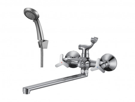 Смеситель Универсальный «Rossinka» RS40, Хром (RS40-84)