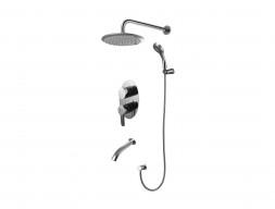 Смеситель для Ванны и Душа «Lemark» Встраиваемый 32 Atlantiss (LM3222C)