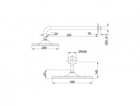 Смеситель для Ванны с Душем «Lemark» Встраиваемый 39 Prizma (LM3922C)