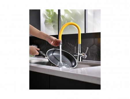 Смеситель для Кухни «Lemark» с Подключением к Фильтру  (LM3075C-Yellow)