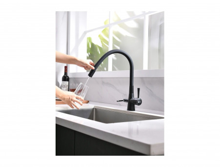 Смеситель для Кухни «Lemark» с Подключением к Фильтру 30 Comfort (LM3075BL)
