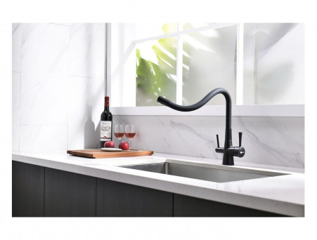 Смеситель для Кухни «Lemark» с Подключением к Фильтру 30 Comfort (LM3075BL)