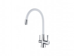 Смеситель для Кухни «Lemark» с Подключением к Фильтру 30 Comfort (LM3075C-White)