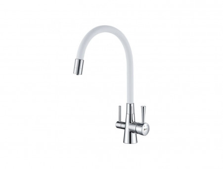 Смеситель для Кухни «Lemark» с Подключением к Фильтру 30 Comfort (LM3075C-White)