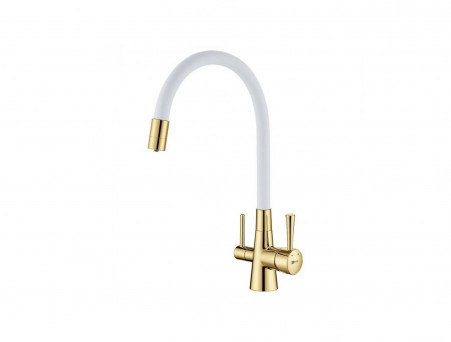 Смеситель для Кухни «Lemark» с Подключением к Фильтру 30 Comfort (LM3075G-White)