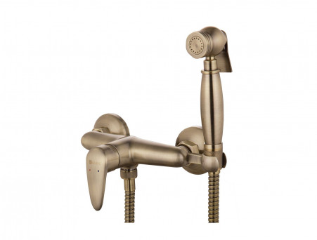 Смеситель с Гигиеническим Душем «Lemark» Настенный 33 Pramen (LM3318B)