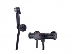 Смеситель с Гигиеническим Душем «Lemark» Настенный 66 Jasmine (LM6618ORB)