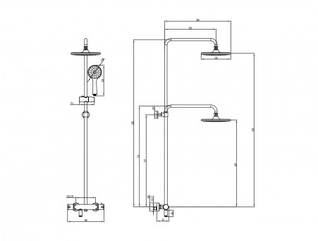 Термостат для Душа «Lemark» 70 Tropic (LM7010C)