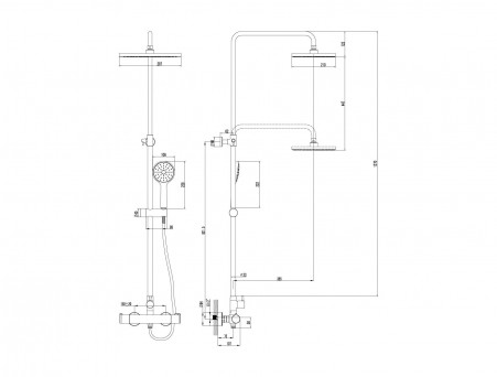 Термостат для Душа «Lemark» Тропический Дождь 78 Yeti (LM7860C)