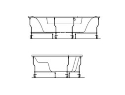 Каркас для Ванны «Kolpa-San Quat» Royal 140x140 (121558)