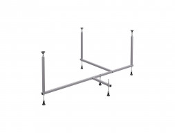 Каркас для Ванны «Alex Baitler» Nero 150x95 L/R с Заклепками (135224)