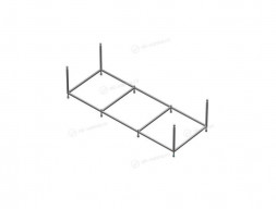 Монтажный Комплект для Ванны «Roca» Genova N 160x70 Каркас, Слив-Перелив, Крепления (ZRU9302974)