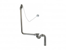 Слив-Перелив для Ванны «BelBagno» BB04, BB05, BB06, BB20, BB21 Хром с Гидрозатвором (BB-OVF-02-CRM)