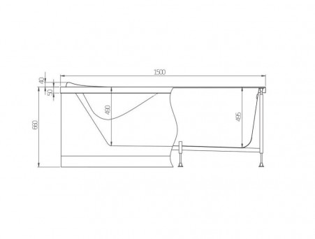 Фронтальная Панель «Alex Baitler» 150 L для Orta 150x90 L (097432)