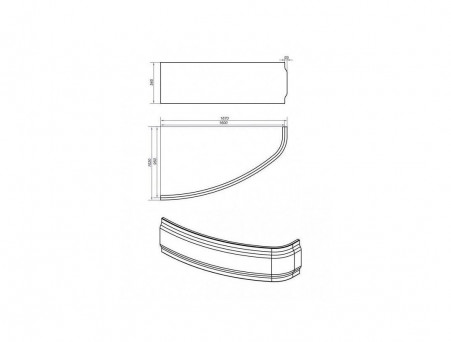 Фронтальная Панель «Cersanit» Joanna 160х95 L/R (63362)
