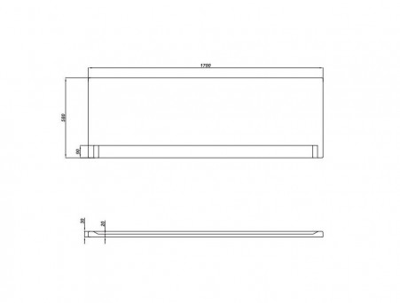 Фронтальная Панель «Cersanit» Universal Type-1 170 (63328)