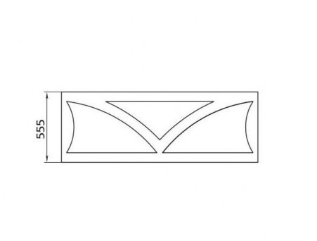 Фронтальная Панель «MarkaOne» Elegance, Classic, Modern 160 (4604613100551)