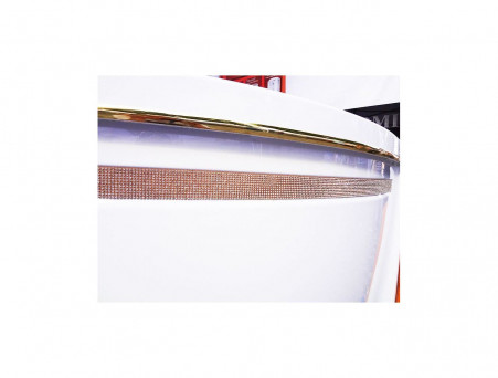 Фронтальная Панель «Radomir» Сорренто 148x148 с Вставкой «Кристаллы Swarovski» Gold и вертик. вставками 