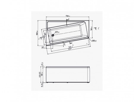 Фронтально-Боковая Панель «MarkaOne» Direct 170x100 L/R (4604613336110)