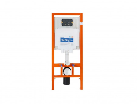 Комплект Инсталляции «BelBagno» 4 в 1 с Унитазом Acqua (BB340CHR/BB2020SC/BB002-80/BB005-PR-CHROME)