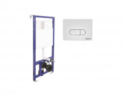 Система Инсталляции для Унитазов «Berges» Novum Клавиша Смыва D1 Белая (40231)