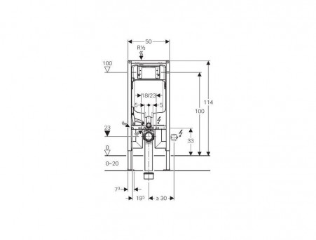 Система Инсталляции для Унитазов «Geberit» Duofix Sigma (111.796.00.1)