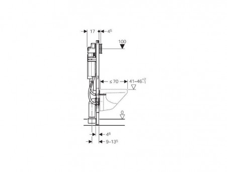 Система Инсталляции для Унитазов «Geberit» Duofix Sigma (111.375.00.5)
